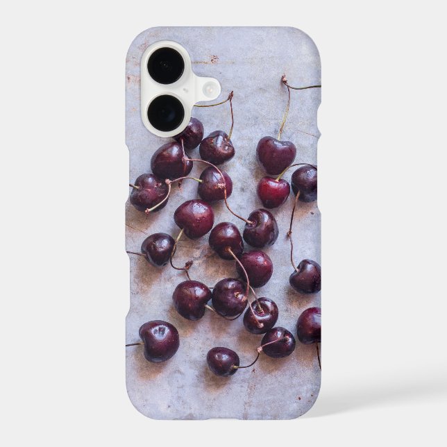 Fresh Red Cherries Photograph (Back)