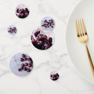 Fresh Red Cherries Photograph Confetti