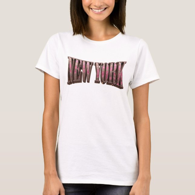 Fresh Red NEW YORK Shirt Design (Front)