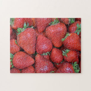 Fresh red strawberries jigsaw puzzle