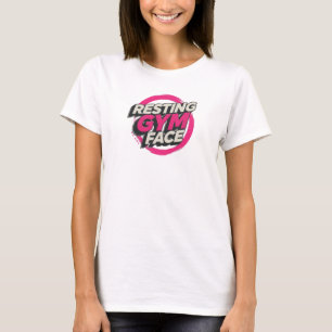Fresh RESTING GYM FACE Graphic Tee Design