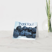 Fresh Ripe Blueberries thank you