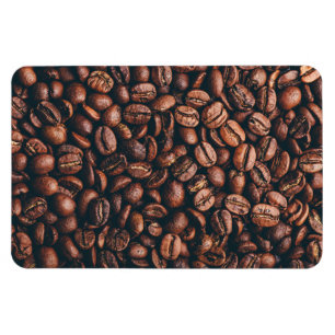 Fresh roasted coffee beans magnet