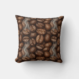 Fresh Roasted Coffee Beans Steam Aroma Cushion