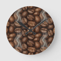 Fresh Roasted Coffee Beans Steam Aroma
