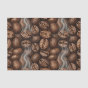 Fresh Roasted Coffee Beans Steam Aroma Tissue Paper