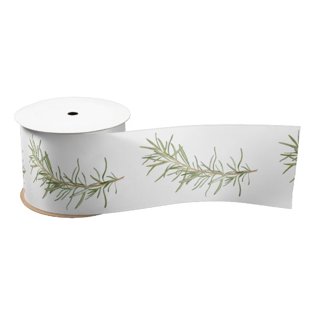 FRESH ROSEMARY 3" Wide Satin Ribbon (Spool)