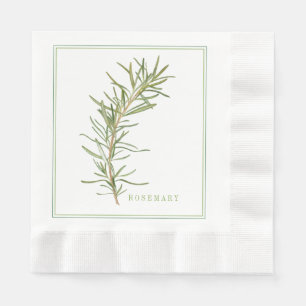 FRESH ROSEMARY Coined Luncheon Paper Napkins