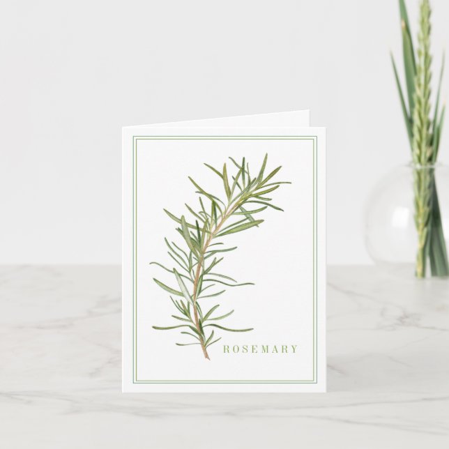 FRESH ROSEMARY Note Card (Front)