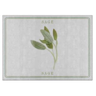 FRESH SAGE 15x11 Cutting Board