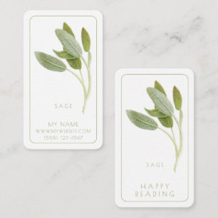 FRESH SAGE Business Bookmark - 3.5x2 Card
