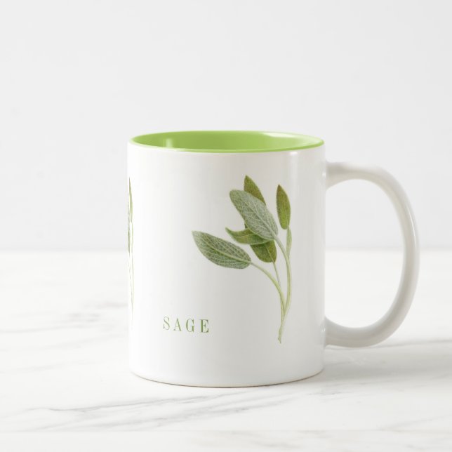 FRESH SAGE Lime Two-Tone Mug (Right)