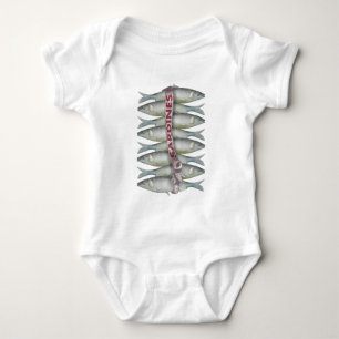 Fresh Sardines Baby Bodysuit