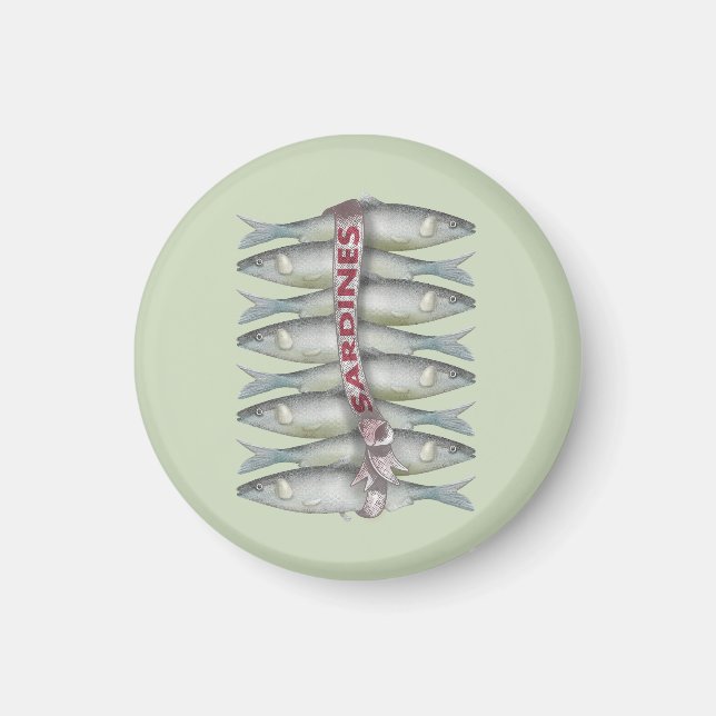 Fresh Sardines Magnet (Front)