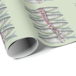 Fresh Sardines Wrapping Paper