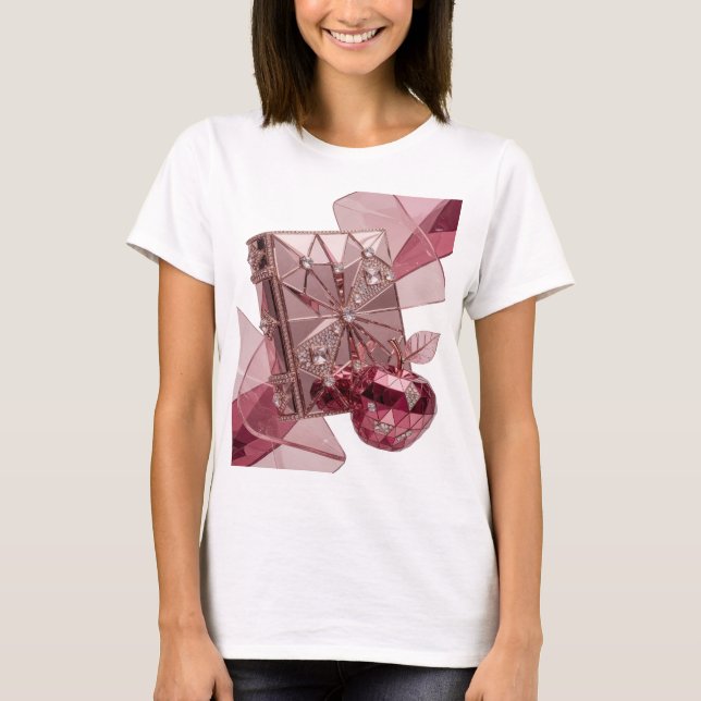 Fresh Silver ABSTRACT ART Abstract Design v3 T-Shirt (Front)