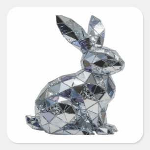 Fresh Silver Abstract Label Design