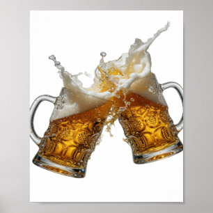 Fresh Silver CHEERS TO GOOD HEALTH Poster