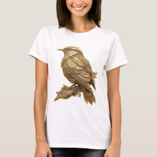 Fresh Silver GOLDEN BIRD Custom Design T-Shirt
