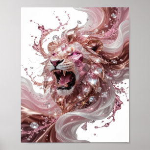 Fresh Silver LION KING Print