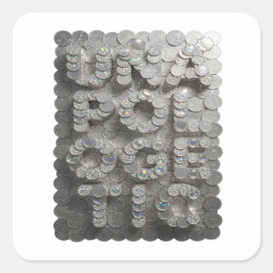 Fresh Silver UNFORGETTABLE Sticker Art