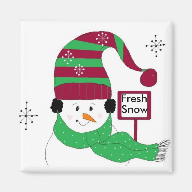 Fresh Snow Magnet (Front)