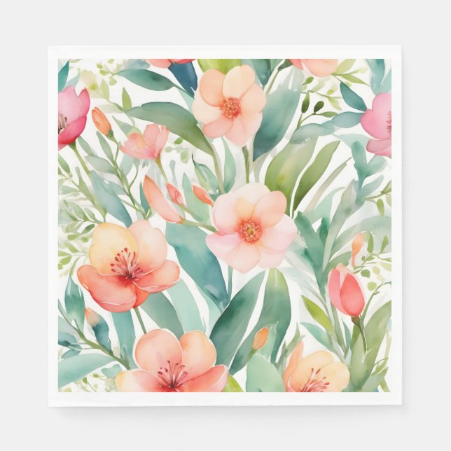 Fresh Spring Botanicals Napkin (Front)