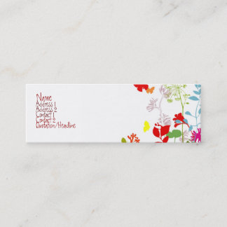 Fresh Spring  - Customise Mini Business Card