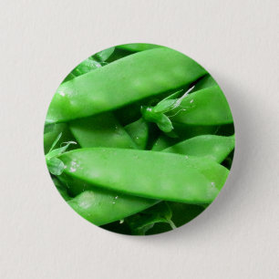 Fresh Spring Peas 6 Cm Round Badge