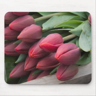Fresh Spring Tulips Mouse Pad