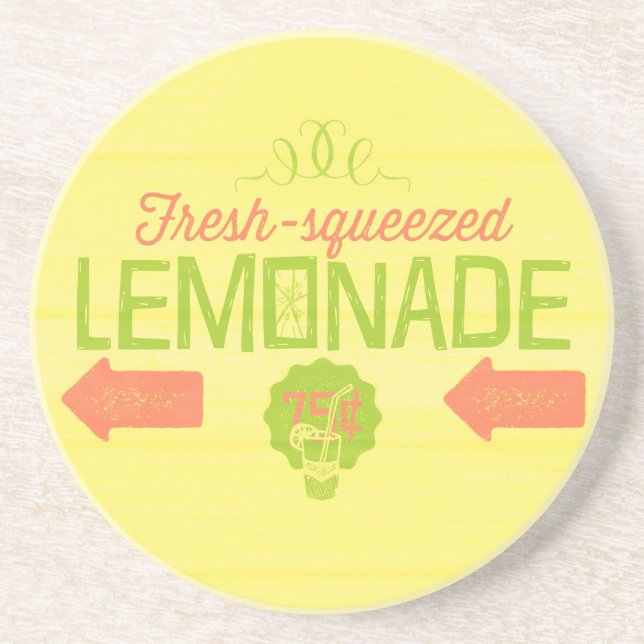 Fresh Squeezed Lemonade Coaster (Front)