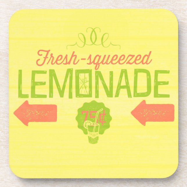 Fresh Squeezed Lemonade Coaster (Front)