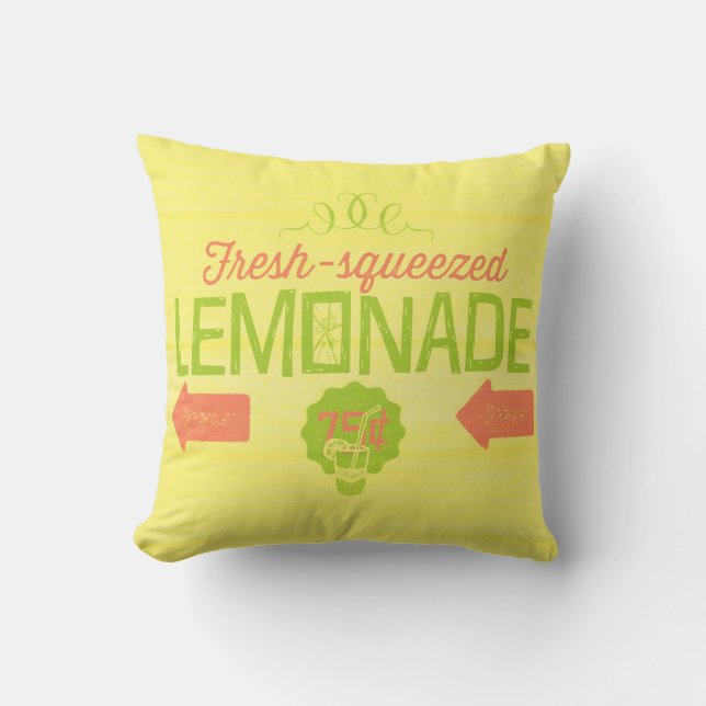 Fresh Squeezed Lemonade Cushion (Front)