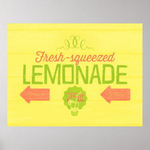 Fresh Squeezed Lemonade Poster