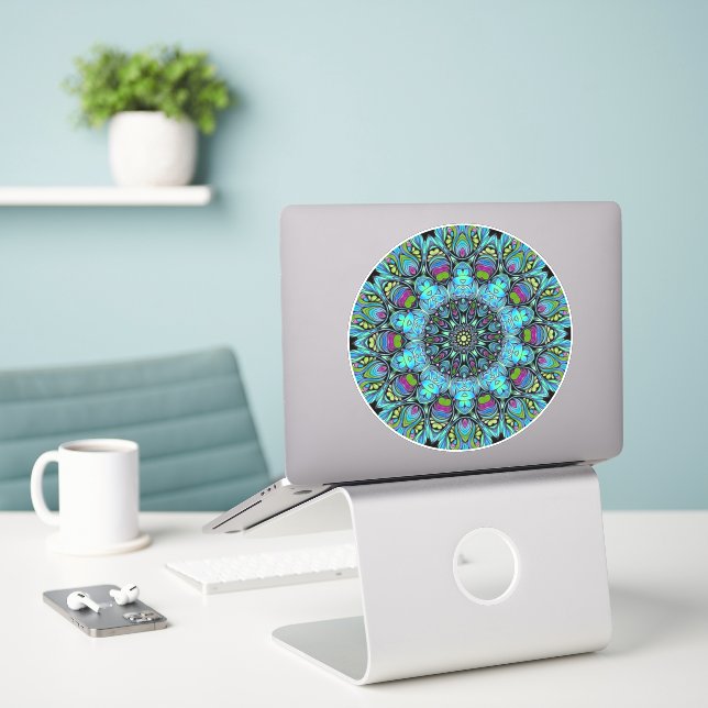 Fresh Start Mandala (Laptop On Desk)