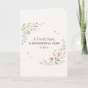 Fresh Start Teacher Card   New School Year Gift