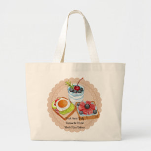 Fresh Starts Daily – Because the World Needs More Large Tote Bag