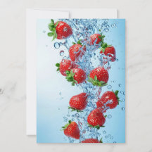 Fresh Strawberries and Water