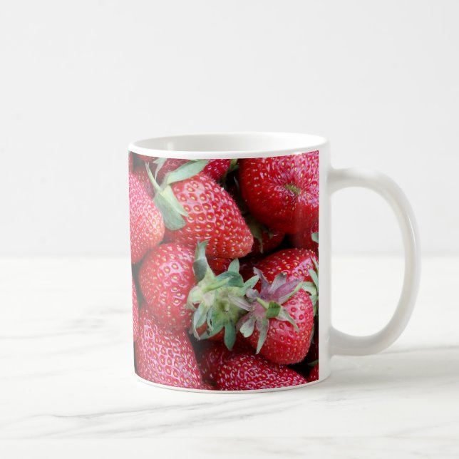 fresh strawberries coffee mug (Right)