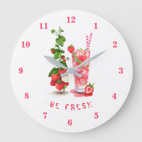Fresh Strawberry Juice Cool Drink - Summer Time