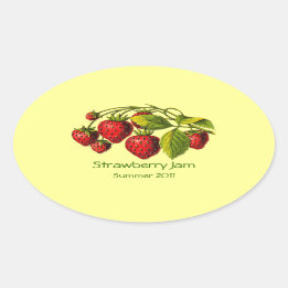 Fresh Strawberry Preserves Label