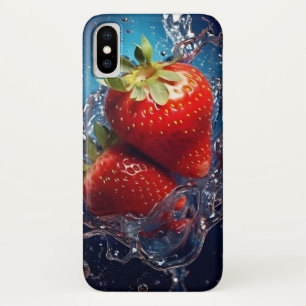 Fresh Strawberry Splash Mobile Case