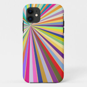 Fresh striped background iPhone 11 case