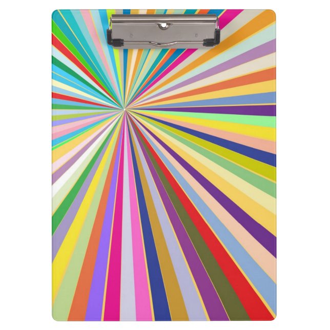 Fresh striped background clipboard (Front)