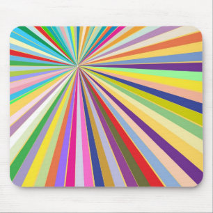 Fresh striped background mouse pad