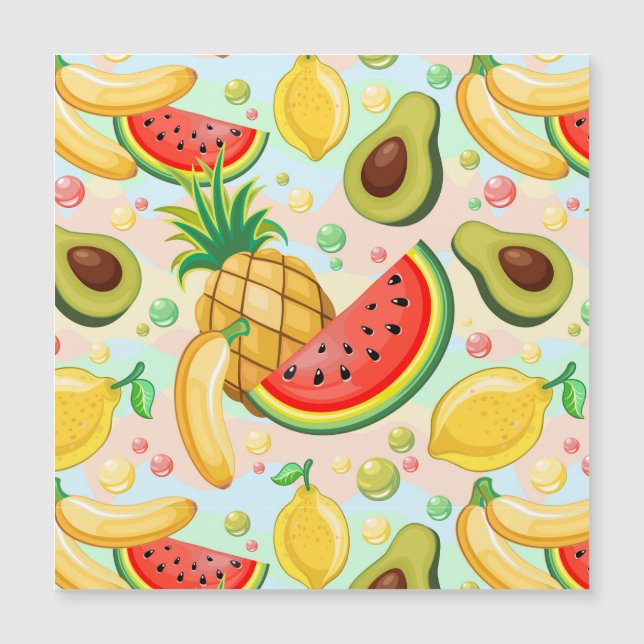 Fresh Summer Fruits Pattern (Front)