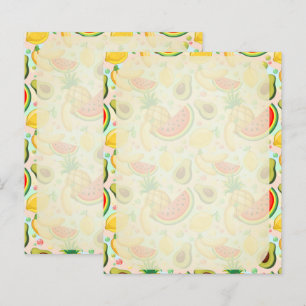 Fresh Summer Fruits Pattern