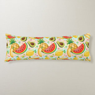Fresh Summer Fruits Pattern Body Cushion