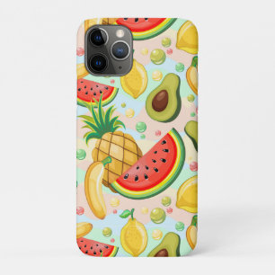 Fresh Summer Fruits Pattern iPhone 11 Pro Case