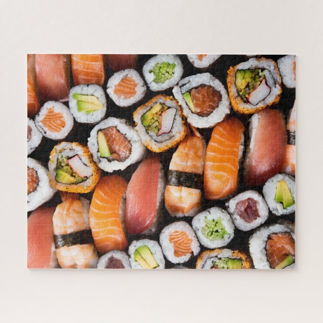 Fresh Sushi Colourful  Jigsaw Puzzle (Horizontal)